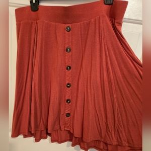 Torrid Burnt Orange Knit Skirt